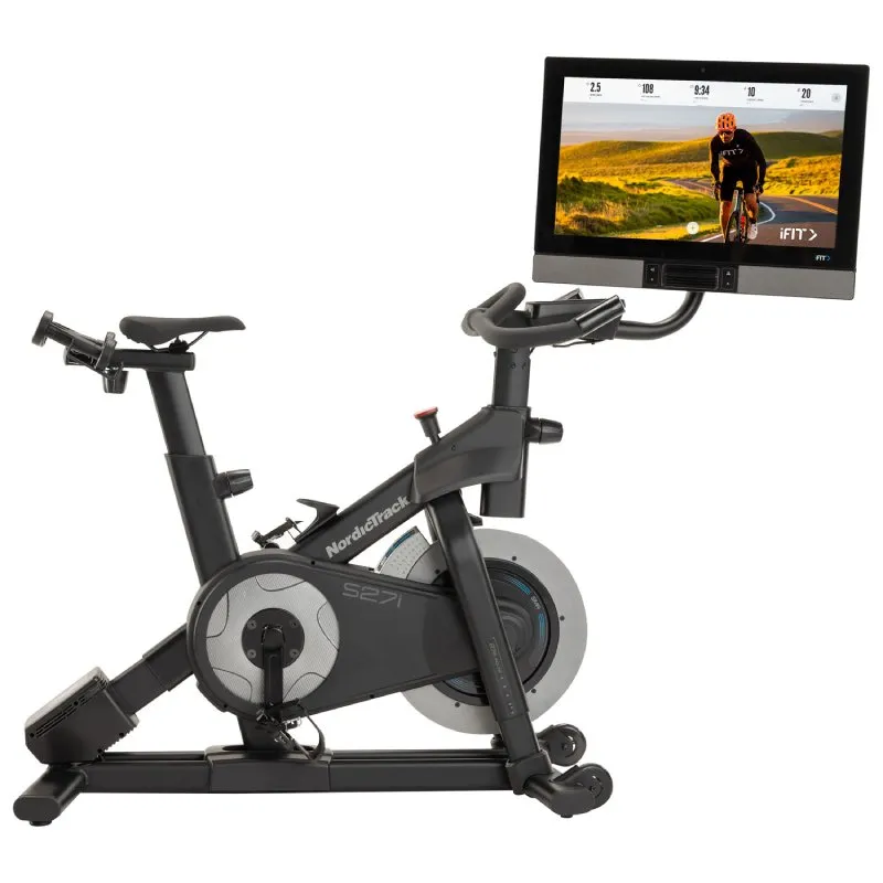 NordicTrack - S27i Studio Bike, Steppers,ClimbMills, Rubber Hex Dumbbells, Bowflex SelectTech dumbbells