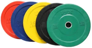 Todays Pick VTX Troy Olympic 2" Solid Bumper Plates Just for You, Battle ropes, Walking Pads, Recycled rubber gym flooring