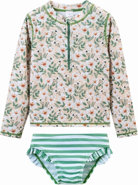Toddler Girls Swimsuit Rash Guard Sets 2-Piece Bathing Suits UPF 50  Summer Kids Swimwear 2-7T
