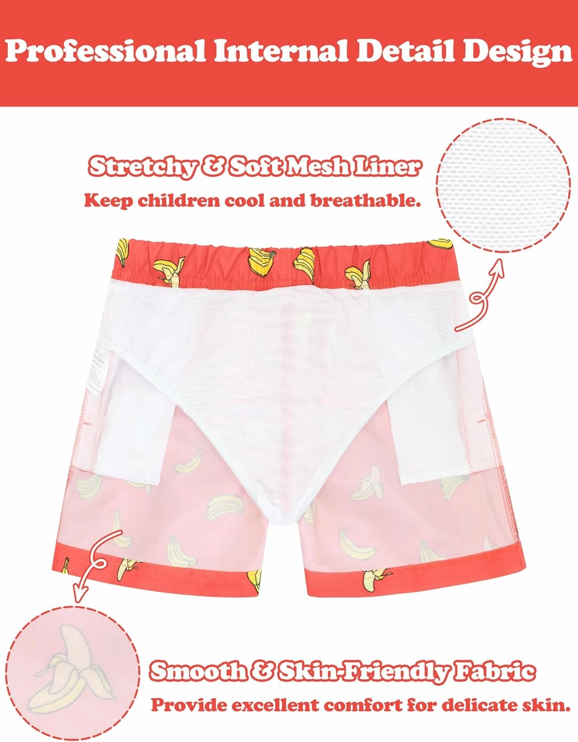 Toddler Swim Trunks Quick Dry Toddler Bathing Suits for Boys Swim Shorts Baby Swimsuit Boys Board Shorts Kids Swimwear