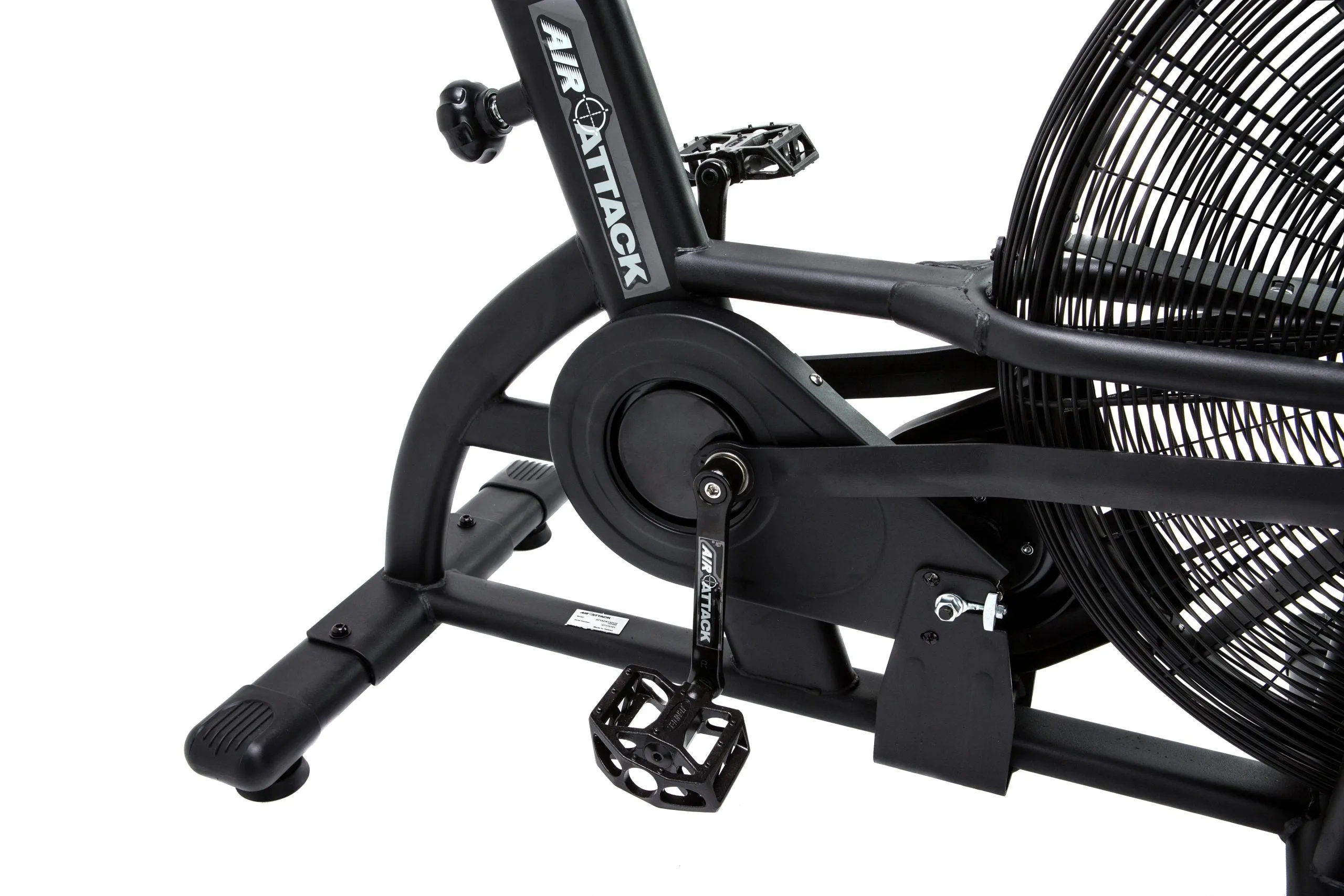 Attack Fitness Air Bike with Console, Meal prep containers, Biodegradable resistance bands
