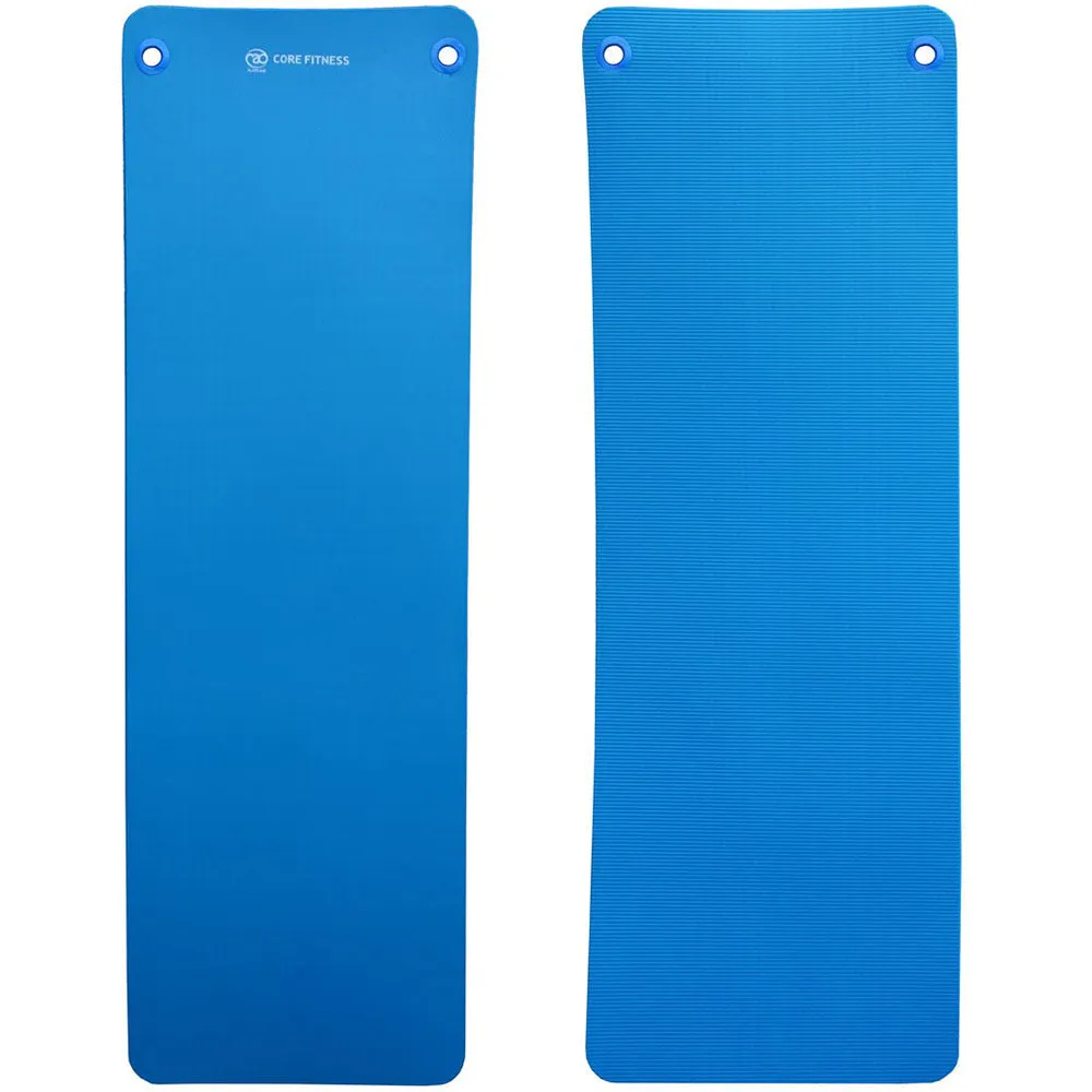 Too Good to Miss Fitness Mad Core Fitness Mat Blue 10mm with Eyelets Just Dropped, Slam Balls, Exercise Balls, Full Functions