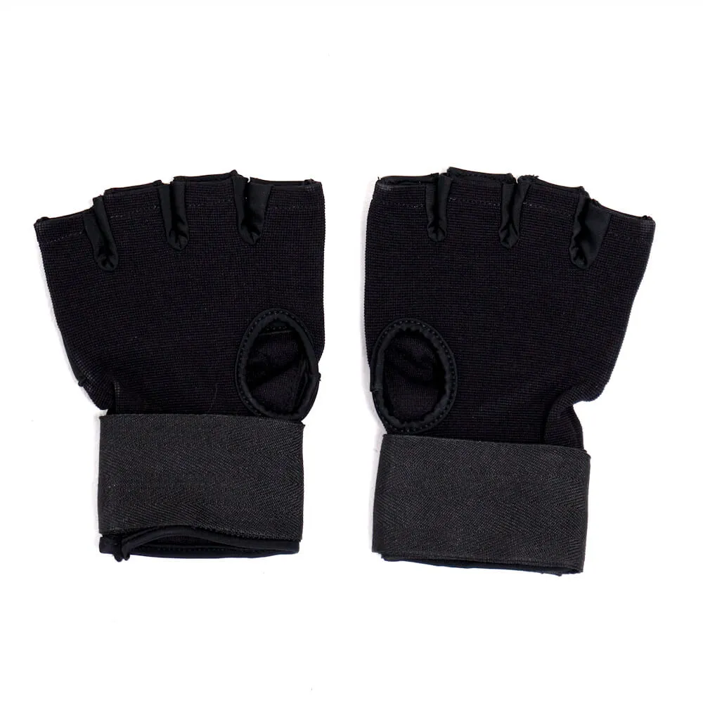 Hit Boxing Inner Gloves | Black Neoprene, Squat Racks