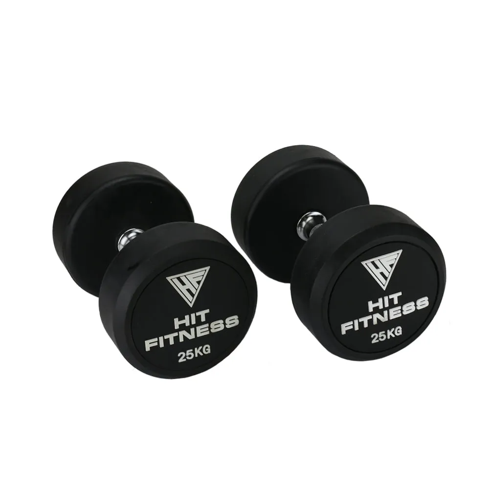 Too Good to Miss Hit Fitness Round Rubber Dumbbells | 25kg Fan Favorite, Adjustable dumbbells, Gloves Straps,Belts, Medicine Ball,Weight Ball