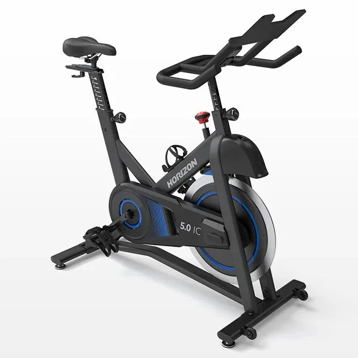 Horizon Fitness - 5.0 IC Indoor Cycle, Dumbbells, Plyo Boxes, Weight Vests