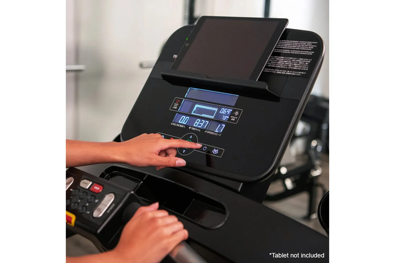 Life Fitness Run CX Treadmill (SUMMER SALE), Parallettes, Olympic Frisbee Rack