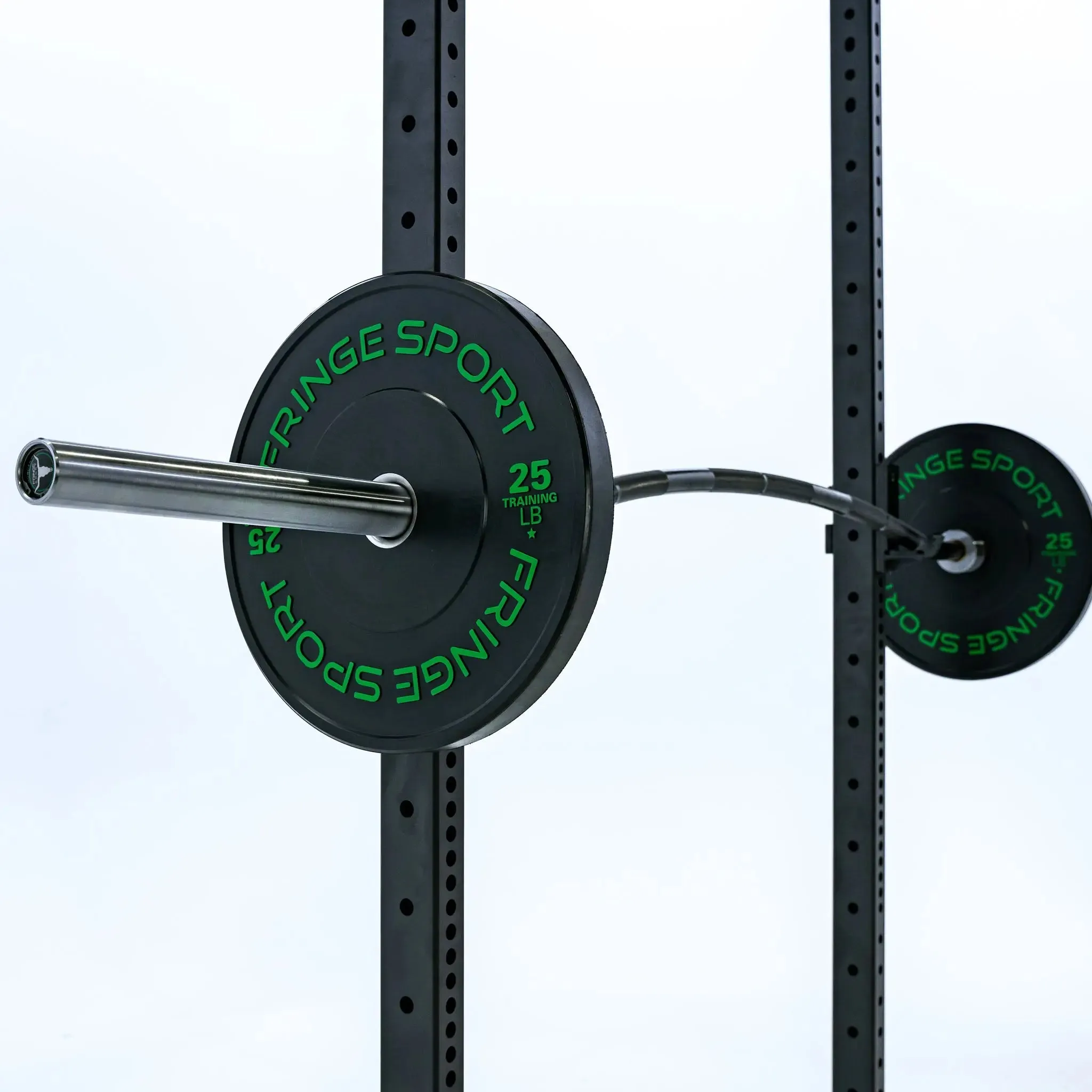 Longhorn Camber Barbell, Parallettes, Smart jump rope, Squat Racks