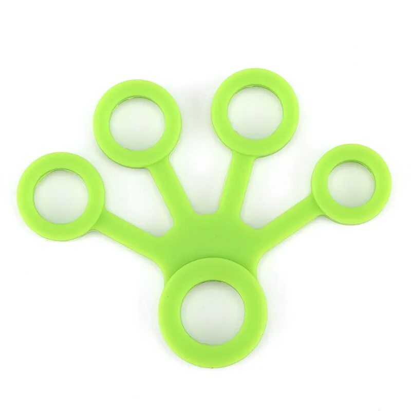 Silicone Finger Resistance Band, Steel Plates