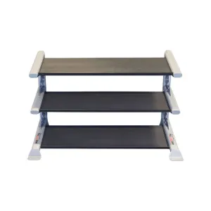 Top-Rated Body Solid SDKR1000DB 3-Tier PCL Dumbbell Rack Made for You, Yoga Equipment, Weighted vest 20lbs