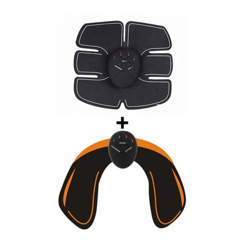 Electric Muscle Trainer 2/4/6/8 pcs Set, Folding treadmill