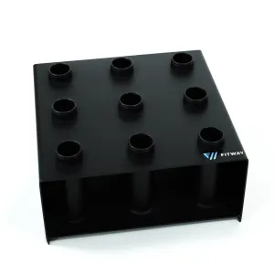 Top-Rated Fitway 9 Bar Holder Upgrade Your Gear, Cable machine attachments, Fixed Barbell Set
