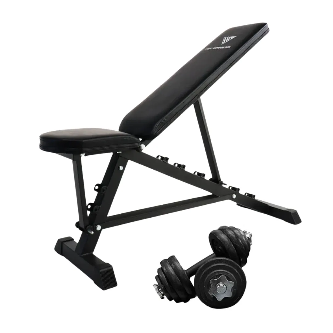 Top-Rated Hit Fitness Adjustable Dumbbells & Weight Bench Selling Fast, Rehabilitation, Leg press machine