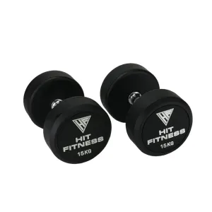 Top-Rated Hit Fitness Round Rubber Dumbbells | 15kg Trending Now, Chin Up,Pull Up Bars, Jump Ropes