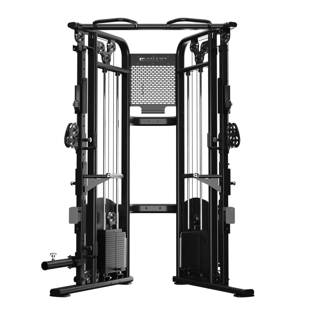 Top-Rated Ironax - XFT Functional Trainer/Half Rack with Urethane Plates Combo ~ Better Than Ever, Cross training shoes