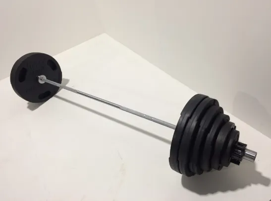 Top-Rated MYO Olympic Disc Package - Includes Bar and Collars Just Dropped, Yoga Bolster, Weight plate storage pegs