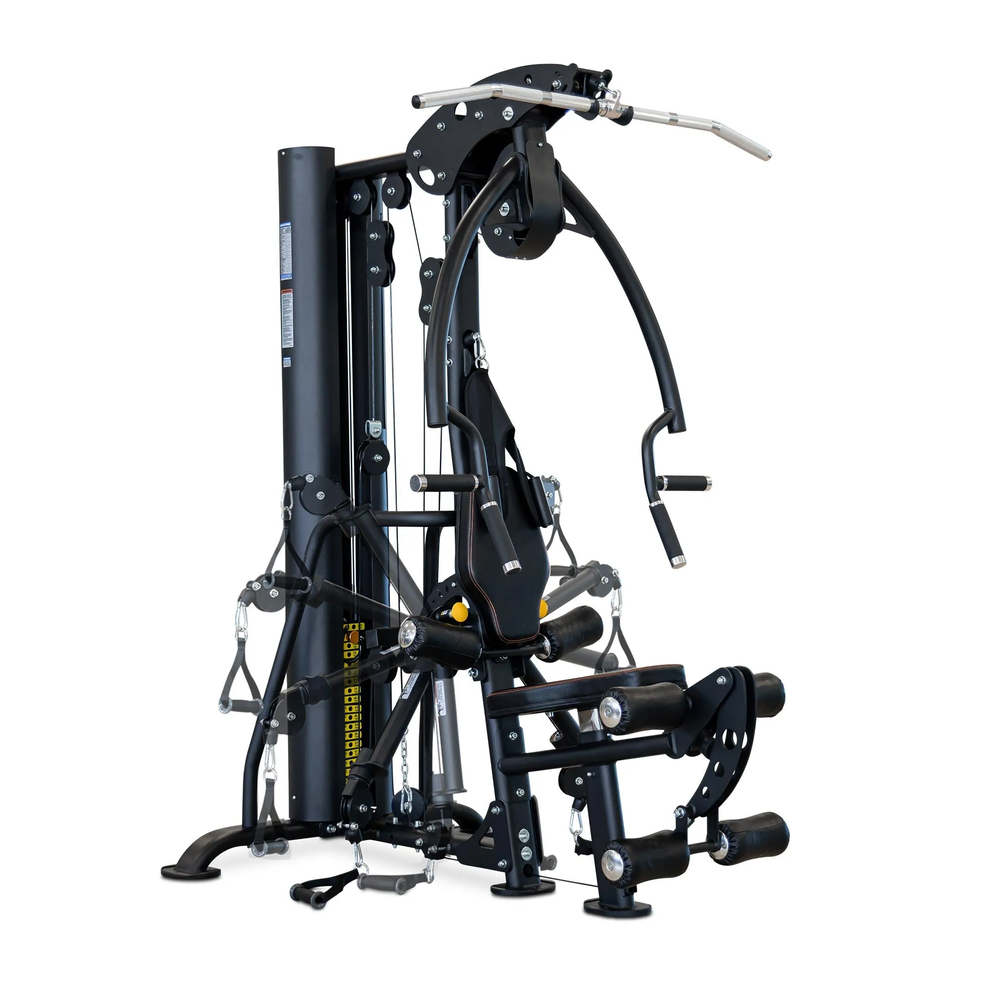 Reeplex Phoenix Multi Gym With 90kg Steel Weight Stack, Ankle weights, Air Resistance Bikes, Climbing,Battle Ropes