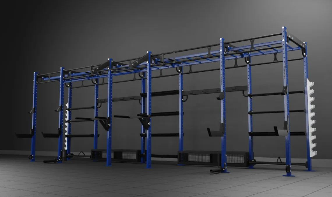THROWDOWN 4x24 XTC Rig, Flooring, Elliptical,Cross trainers, Medicine Balls,Slam Balls