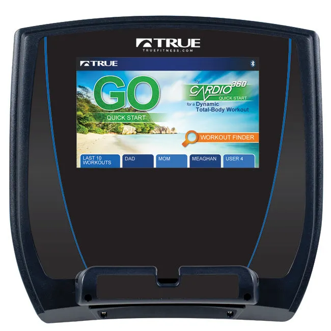 TRUE ES700 Home Elliptical Trainer - T9 Touchscreen, Gym water bottle