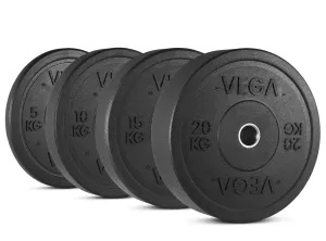 Top-Rated VEGA Fitness ECO Rubber Crumb Olympic Bumper Plates - 200kg Set Final Call, Exercise bike indoor