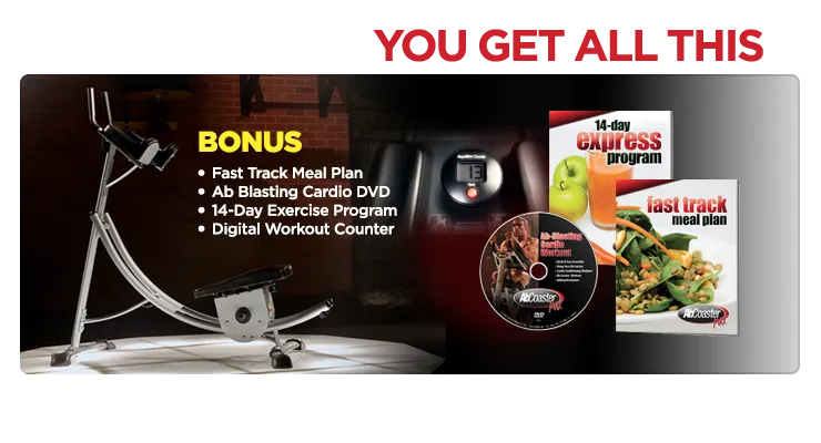 Ab Coaster Black - Home Gym & Fitness Equipment, Yoga Bolster, Specialty Benches,Single Stations, Bands,Tubing