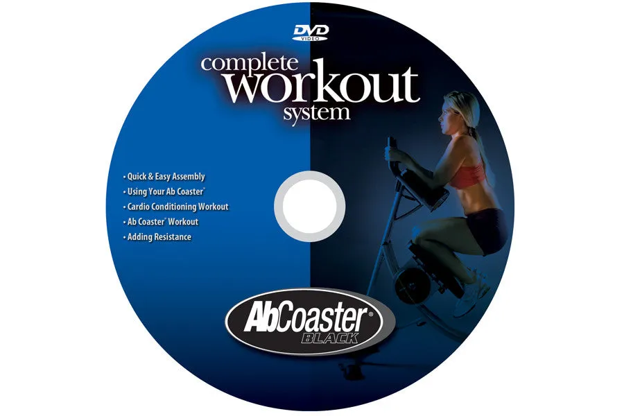 Ab Coaster Black - Home Gym & Fitness Equipment, Core and Abs