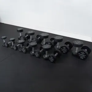 Trending Choice Element Fitness 5 - 50 Urethane Dumbbell Set Too Good to Miss, Olympic Frisbee Rack, Water Rowers