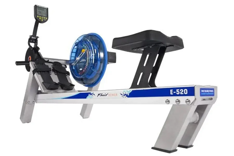 FluidRower E520 Evolution Commercial Fluid Rower Indoor Rower, Best massage gun for back pain, Breathable workout tops