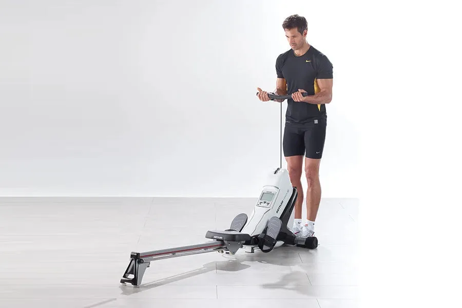 Kettler Coach E Indoor Rowing Machine, Cable machine attachments, Parallettes, Manual treadmill