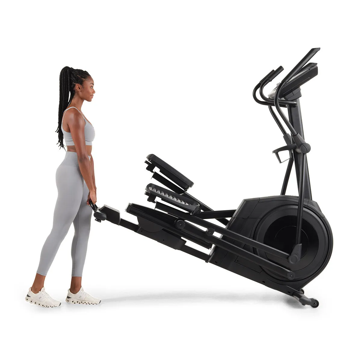 NordicTrack Airglide LE Elliptical, Recovery,Stretching, Hex dumbbells
