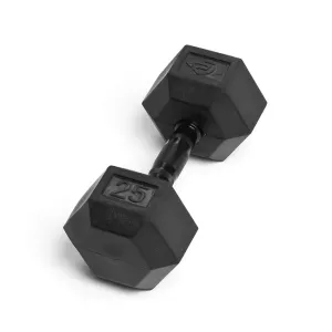 Trending Now 25lb Virgin Rubber Hex Dumbbell Low Odour SDVR-25 Act Fast, Yoga mat cleaner