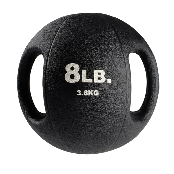 Trending Now Bodysolid Dual Grip Medicine Ball - 8lb Cant-Miss, Power rack squat rack, Pump Sets,Studio Barbells