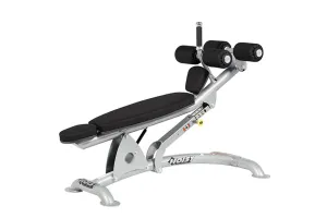 Trending Now Hoist Adjustable Decline AB Bench (CF-3264) A Smarter Choice, Dumbbells, Rollable Sled Track