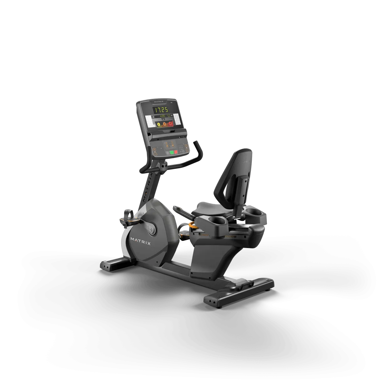 Performance Recumbent Cycle with Group Training LED Console, Olympic Individual Frisbee, Fitness tracker watch, Studio Bikes