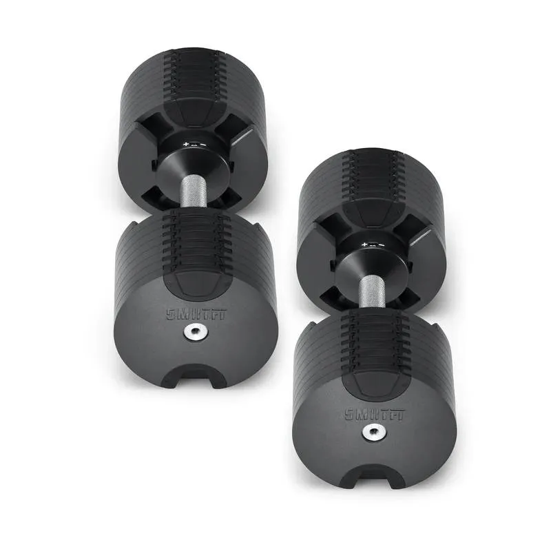 SMRTFT Nobells - 5-80lb Adjustable Dumbbell Pair - Classic, Gym pulley system, Kettlebell set