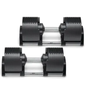 Trending Now SMRTFT Nobells - 5-80lb Adjustable Dumbbell Pair - Classic The Choice is Clear, Core and Abs, Yoga Props