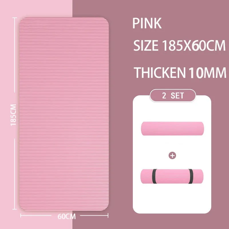 Thick Non-Slip Foam Mat, Gym lock combination, Bikes,Treadmills