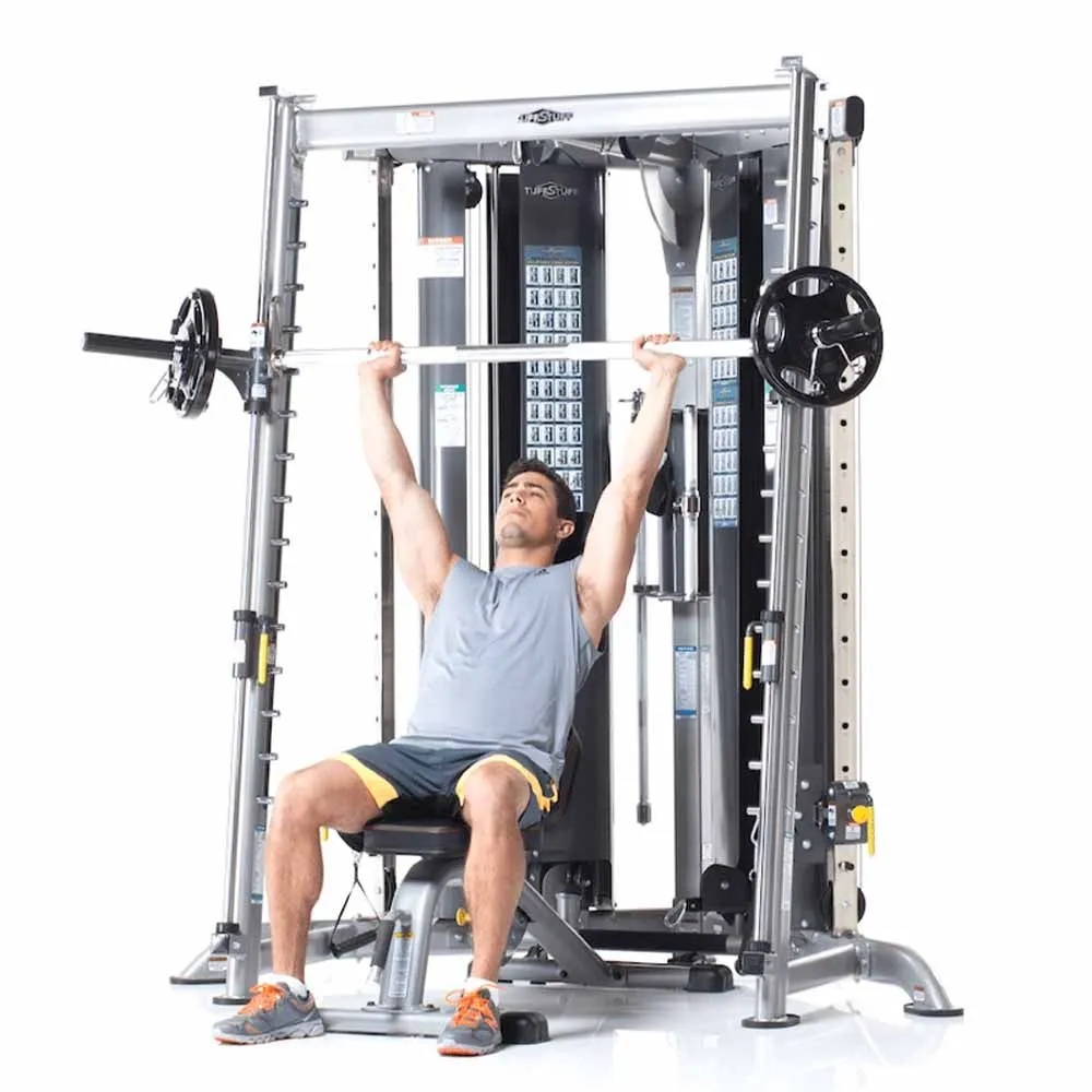 TuffStuff Evolution - CXT-200 Corner Multi-Functional Trainer with CXT-225 Smith Option, Studio Bikes