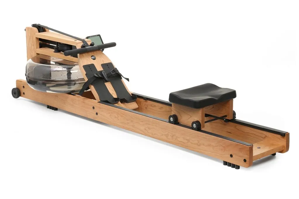 WaterRower Original  - Cherry with S4 Performance Monitor, Pilates Reformers, Compact gym equipment for small spaces, Non Folding Treadmills