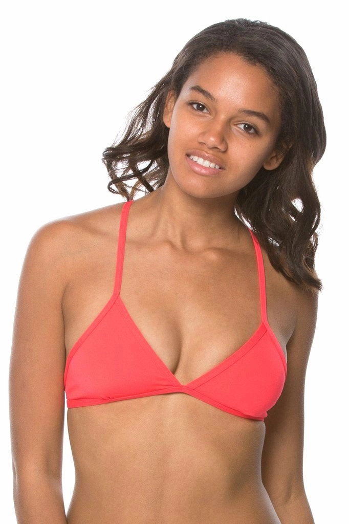 Triangle Bikini Top - Strawberry