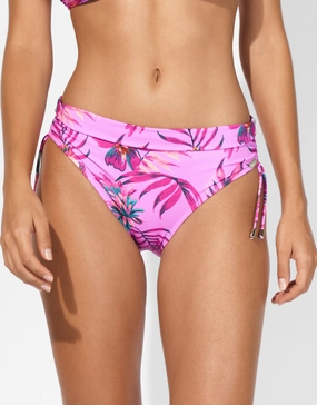 Tropic Radiance Adjustable Bikini Pant - Electric Pink