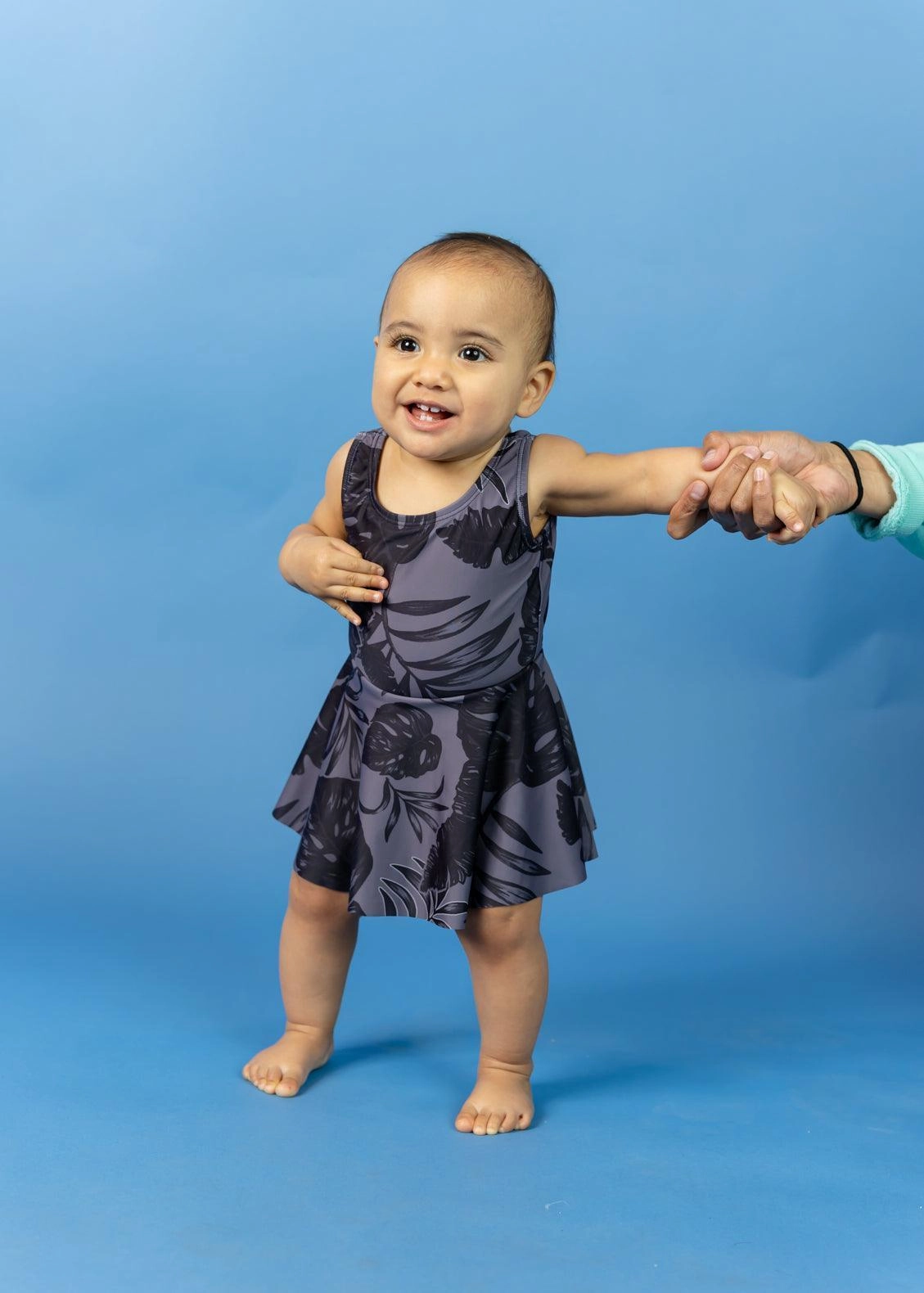 Tropical Night | Baby Skirted One-Piece