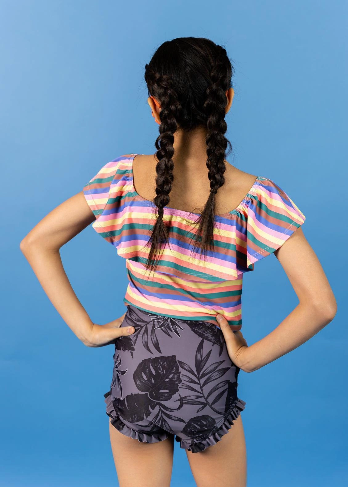 Tropical Night | Youth All Ruffled Up Bottoms