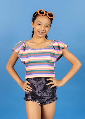 Tropical Night | Youth All Ruffled Up Bottoms
