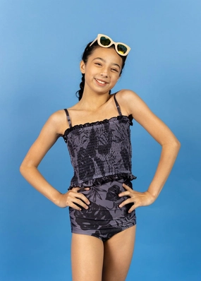 Tropical Night | Youth Bandeau Top