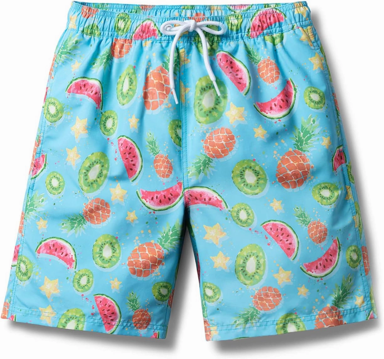TSLA Men's Swim Trunks, Quick Dry Beach Swimming Board Shorts, Bathing Suits with Inner Mesh Lining and Pockets