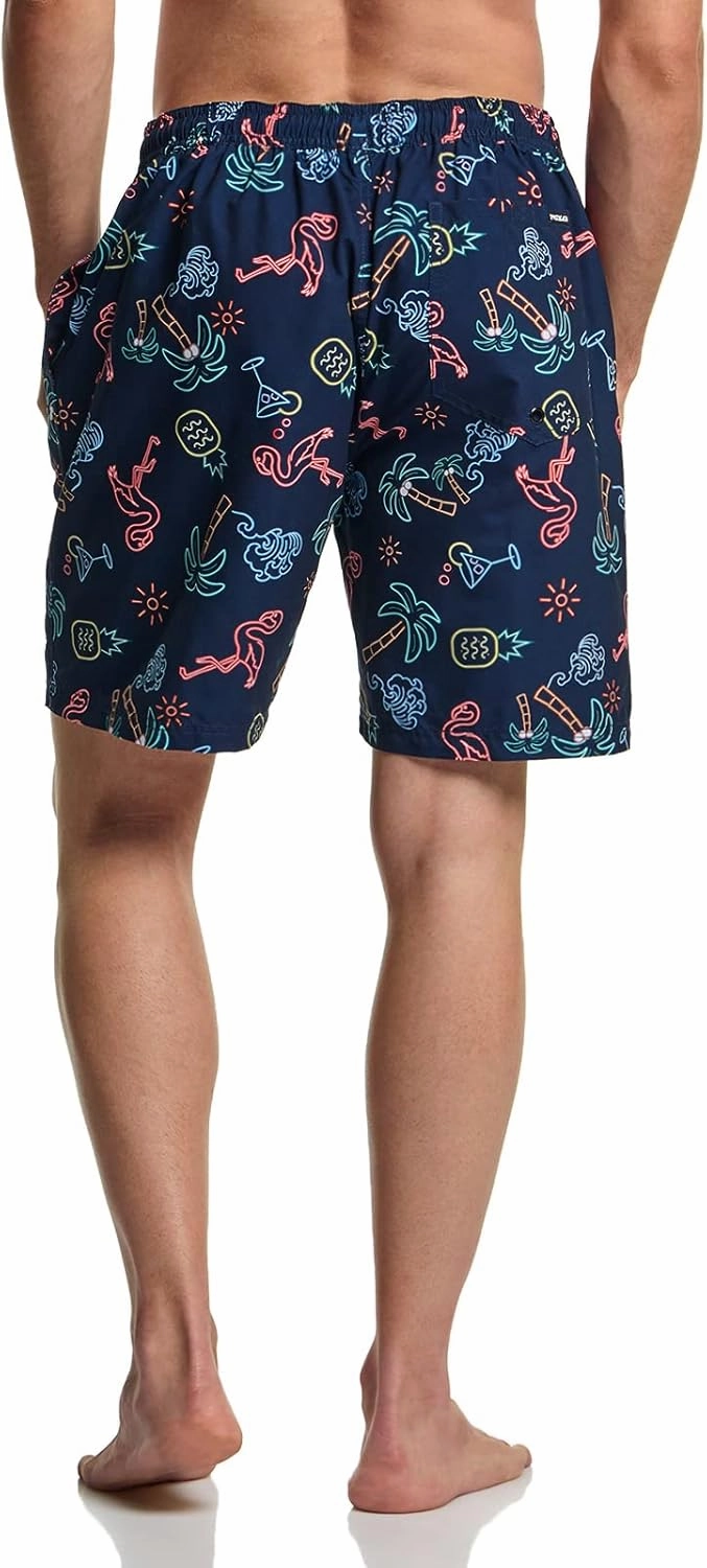 TSLA Men's Swim Trunks, Quick Dry Beach Swimming Board Shorts, Bathing Suits with Inner Mesh Lining and Pockets