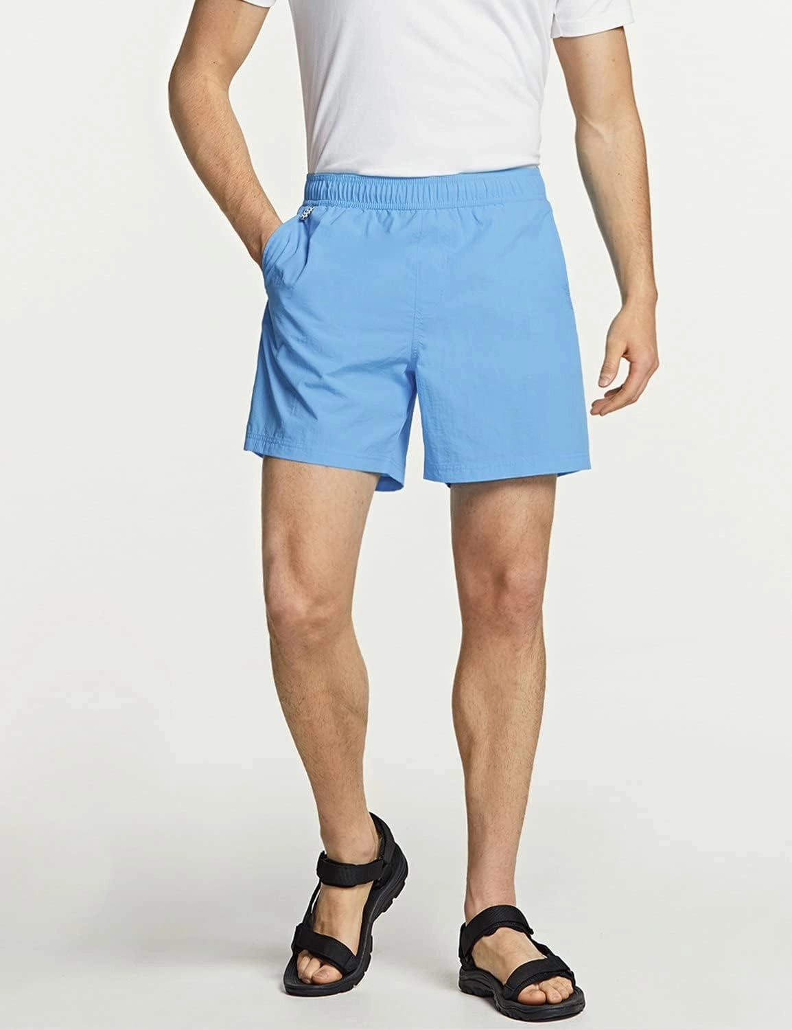 TSLA Men's Swim Trunks, Quick Dry Beach Swimming Board Shorts, Bathing Suits with Inner Mesh Lining and Pockets