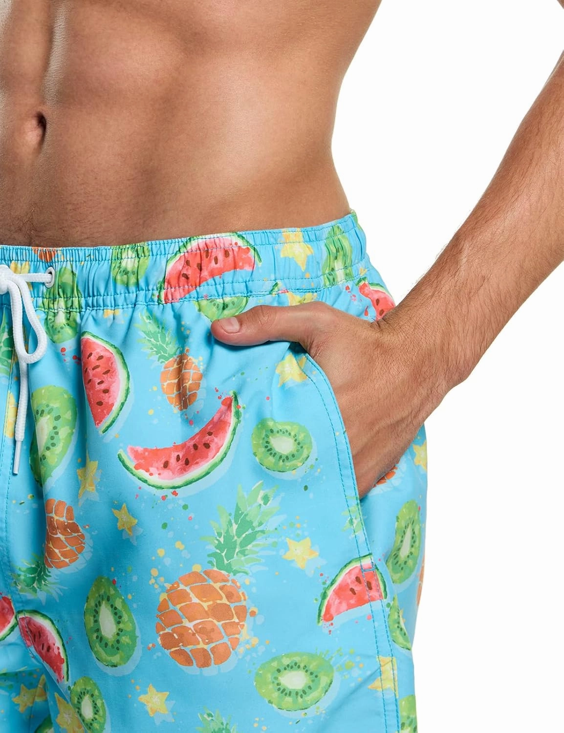 TSLA Men's Swim Trunks, Quick Dry Beach Swimming Board Shorts, Bathing Suits with Inner Mesh Lining and Pockets