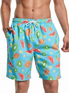 TSLA Men's Swim Trunks, Quick Dry Beach Swimming Board Shorts, Bathing Suits with Inner Mesh Lining and Pockets