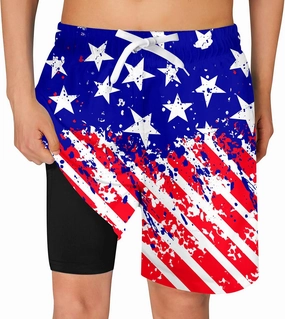 TUONROAD Boys Swim Trunks with Compression Liner Quick Dry Board Shorts with Boxer Brief Lined Bathing Suit 8-20 Years